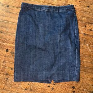 J Crew the Pencil denim business casual office vixen 4 skirt